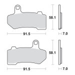 SBS, brake pads. Street Excel Sinter
