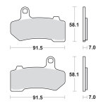 SBS, brake pads. Street Excel Sinter