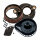 S&S, Mini Teardrop Stealth air cleaner kit. Black