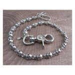 Amigaz Flat Skull Wallet Chain 16"