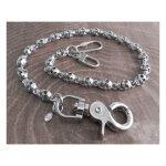 Amigaz Flat Skull Wallet Chain 16"