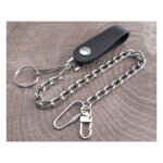 Amigaz Leather Belt Loop Wallet Chain 16"