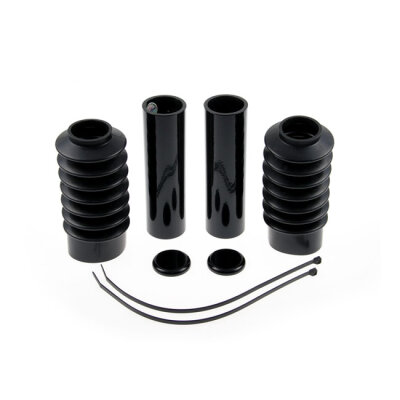 Cult-Werk, 6-piece fork tube cover kit. Gloss black