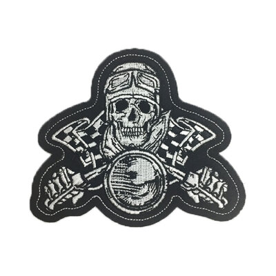 Vintage Skul Biker mini patch