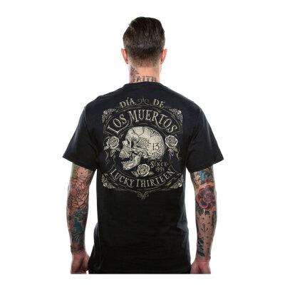 Lucky 13 Dead Skull t-shirt black Size XL