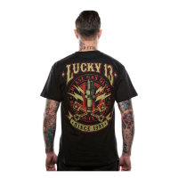 Lucky 13 Amped T-shirt black Size M