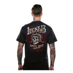 Lucky 13 Skull Built t-shirt black Size M