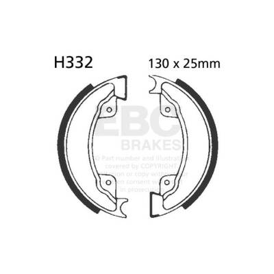 EBC plain brake shoes