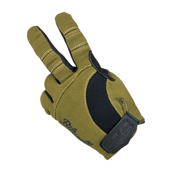Biltwell Moto gloves olive/black/tan size XS