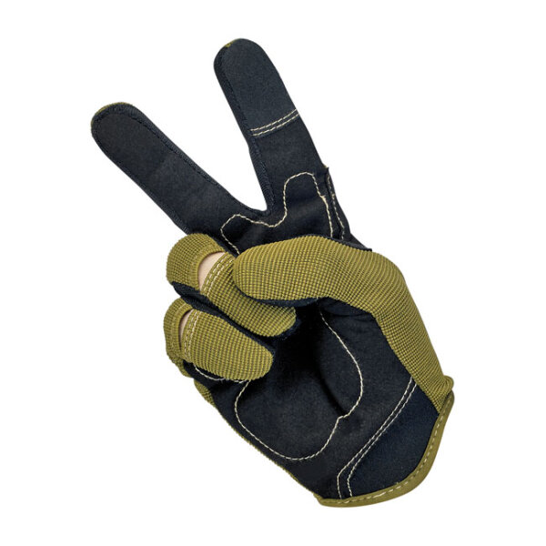 Biltwell Moto gloves olive/black/tan size XS