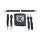 Kuryakyn, Momentum outrider throw-over saddlebags. Black
