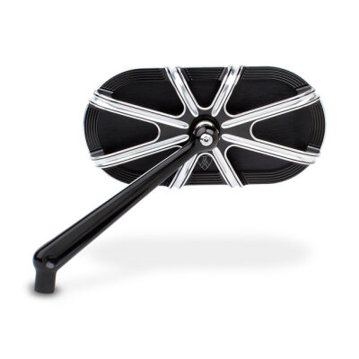Arlen Ness, 10-gauge caged mirror left hand black