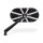 Arlen Ness, 10-gauge caged mirror left hand black