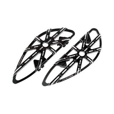 Arlen Ness, 10-gauge rider floorboards black