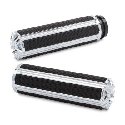 Arlen Ness, 10-gauge comfort grips chrome