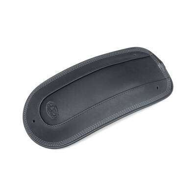 Mustang, rear fender bib. Plain with braided edges