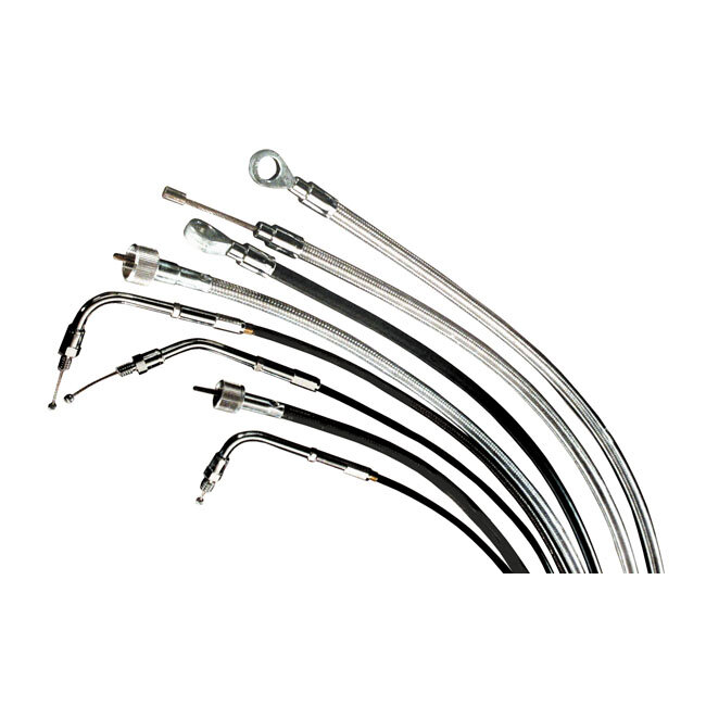 Barnett, tachometer cable. 32.5". Braided CC
