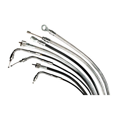 Barnett, brake cable rear, braided cc