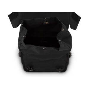 Burly Voyager throw-over saddlebags black