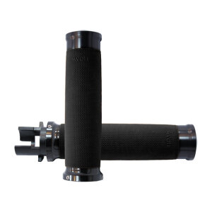 Avon custom grips black anodized