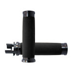 Avon custom grips black anodized