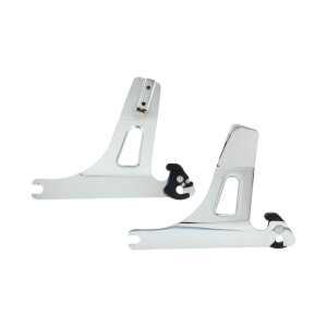 Detachable sissy bar side plates