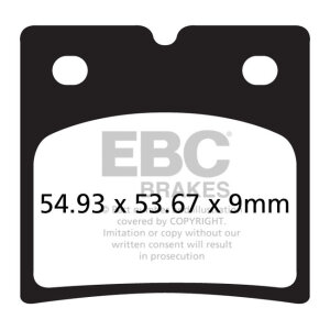 EBC V-pad Semi Sintered brake pads