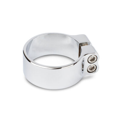 Arlen Ness, Super muffler clamp 2-1/2". Black