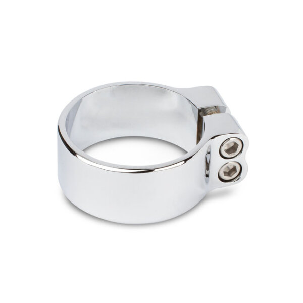 Arlen Ness, Super muffler clamp 2-1/2". Black