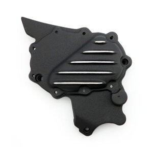 EMD, ribbed sprocket cover XL. Black Cut
