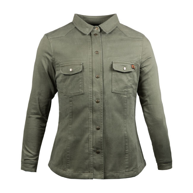 John Doe Motoshirt female XTM© olive Size XS