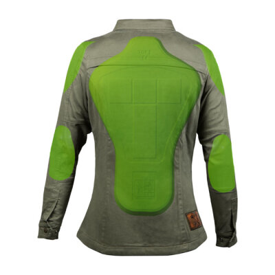 John Doe Motoshirt female XTM© olive Size S
