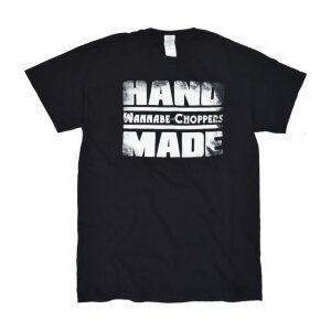 Wannabe choppers t-shirt "Hand Made" Size S