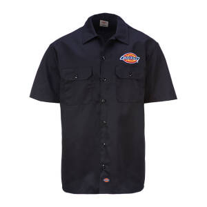 Dickies Clintondale short sleeve work shirt black Male EU size M