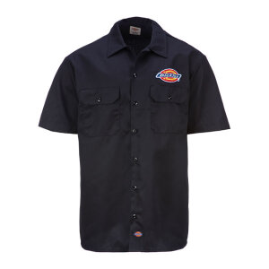 Dickies Clintondale short sleeve work shirt black Male EU size L
