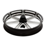 Arlen Ness, rim 7-valve 3.50 x 23. Front. Black