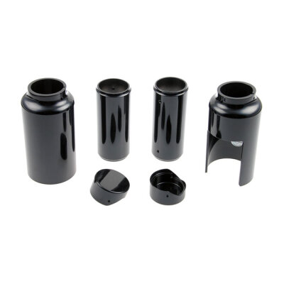 Cult-Werk, 6-piece fork tube cover kit. Gloss black