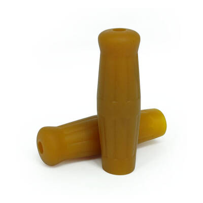 Vintage style 7/8" grips candy brown