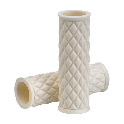 Biltwell Alumicore replacement grip sleeves white
