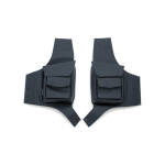 Kuryakyn, saddlebag pouch set. Black