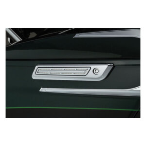 Kuryakyn, LED saddlebag hinge accents. Chrome