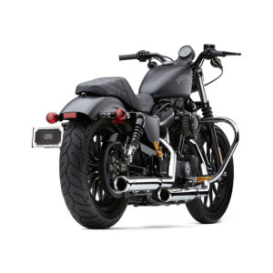 Cobra, NH series 3" slip-on mufflers. Chrome