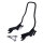 Sissy bar kit 12" upright. Gloss black