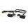 Fastline, below bar LED turn signal set. Black
