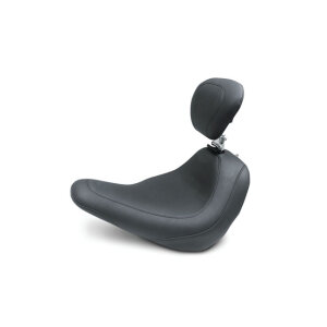 Mustang, Wide Tripper solo seat w/rider backrest