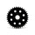 Solid motor sprocket 34t