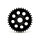 Solid motor sprocket 34t