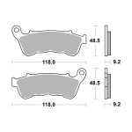 SBS, brake pads. Street Excel Sinter