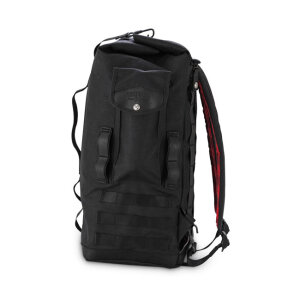 Burly Voyager sissy bar backpack black Cordura