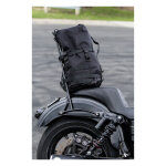 Burly Voyager sissy bar backpack black Cordura